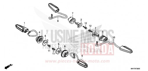 CLIGNOTANT CBR500RAN de 2022